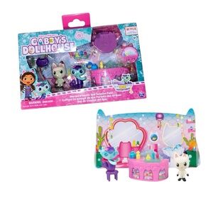Gabby’s Dollhouse Mermaid-lantis Spa Science Cat Adventure Furniture Pack